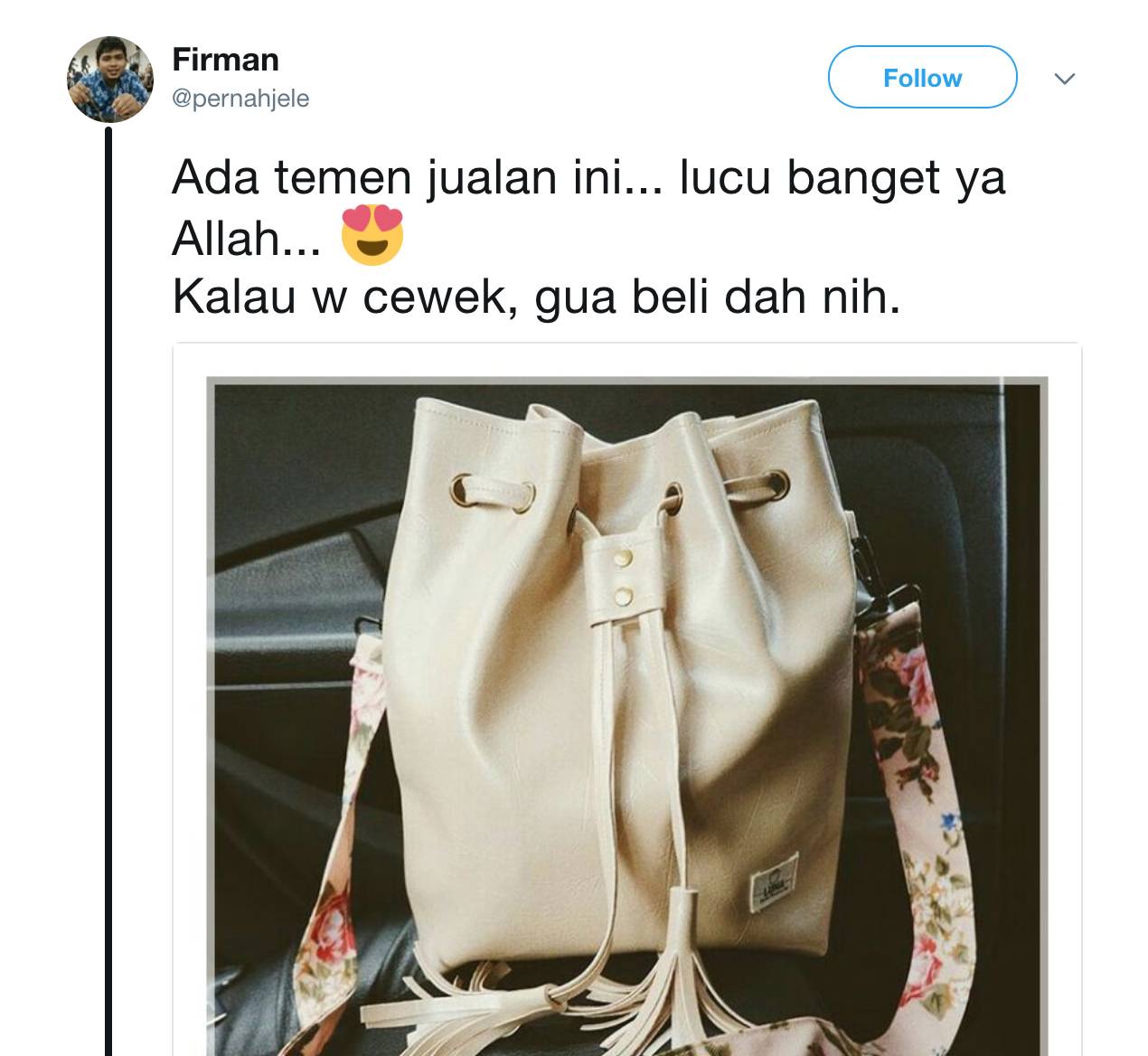 Minta Dibeliin Tas, Jawaban Cowok Ini Bikin Cewek Nggak Bisa Berkata-Kata Lagi. Boleh Ditiru Nih!