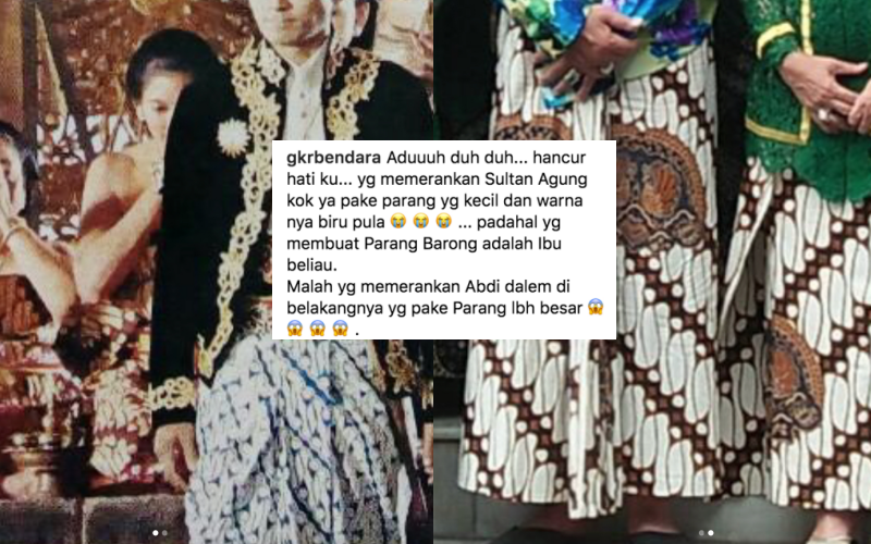 GKR Bendara Kecewa Saat Pemeran Sultan Agung Pakai Batik yang Nggak Sesuai. Untung Masih Proses Syuting