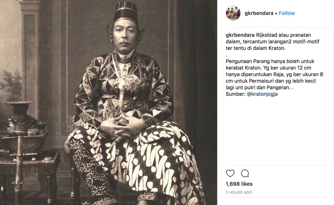 GKR Bendara Kecewa Saat Pemeran Sultan Agung Pakai Batik yang Nggak Sesuai. Untung Masih Proses Syuting