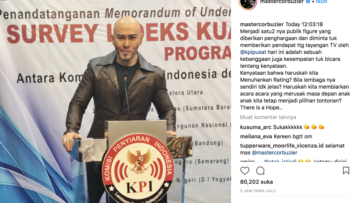 Deddy Corbuzier Raih Penghargaan dan Beropini Soal TV pada KPI. Semoga Tontonan Kita Membaik, Ya