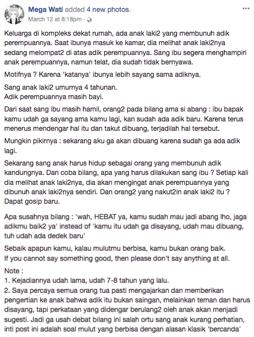 Berawal dari Guyonan, Balita ini Renggut Nyawa Adiknya yang Masih Bayi. Hati-hati Kalau Bercanda, Ya!