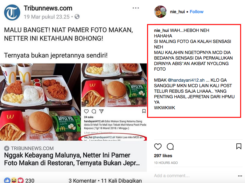 Niat Hati Pengen Bully si Pencuri Fotonya, Warganet Malah Serang Balik Cewek ini. Kebangetan sih~