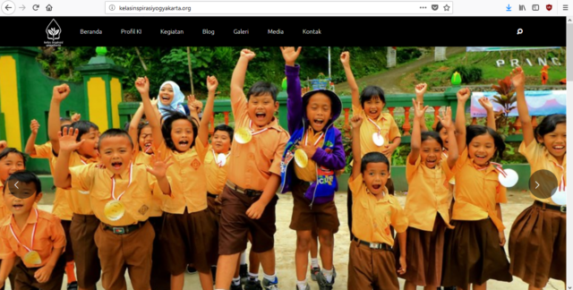 Tampilan Web Kelas Inspirasi