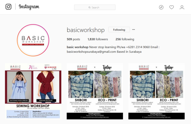 Instagram Basic Workshop