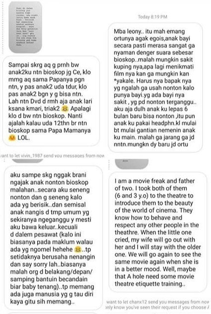 Leony Eks Trio Kwek-Kwek Bagikan Cerita Soal Orangtua yang Bawa Bayi ke Bioskop. Salah Siapa?