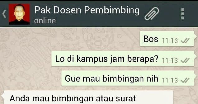 11+ Chat Mahasiswa dengan Dosen yang Nggak Kenal Aturan. Kocak sih, Tapi Masa Calon Sarjana Begini?