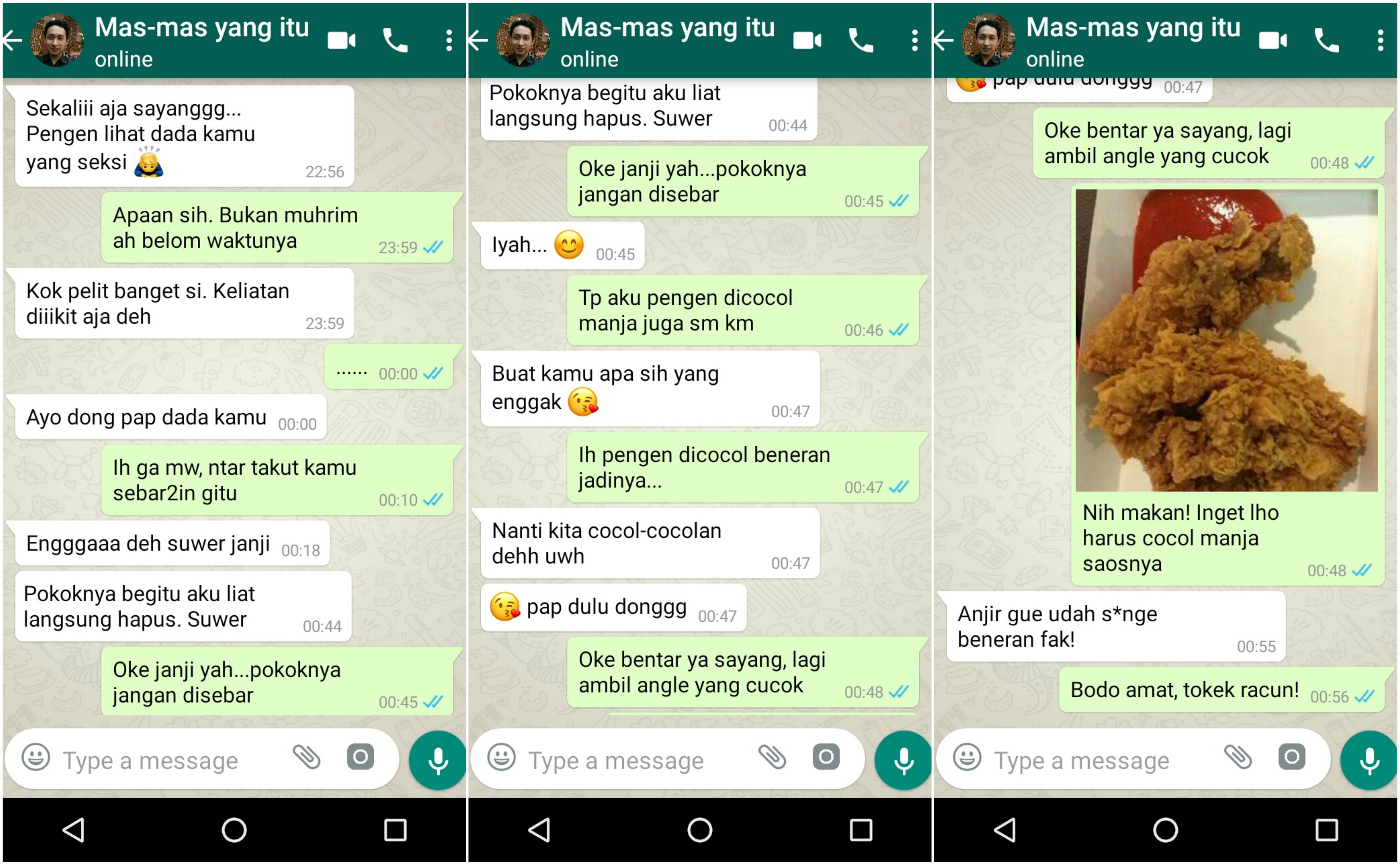 Jangan Keburu Takut Kalau Dikirimin Chat Mesum dan Sampah dari Cowok. Balas dengan 10 Cara Kocak ini!