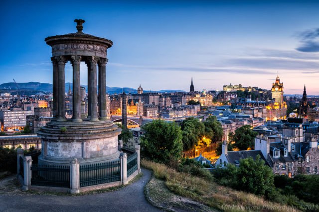 Calton Hill Edinburgh, Skotlandia