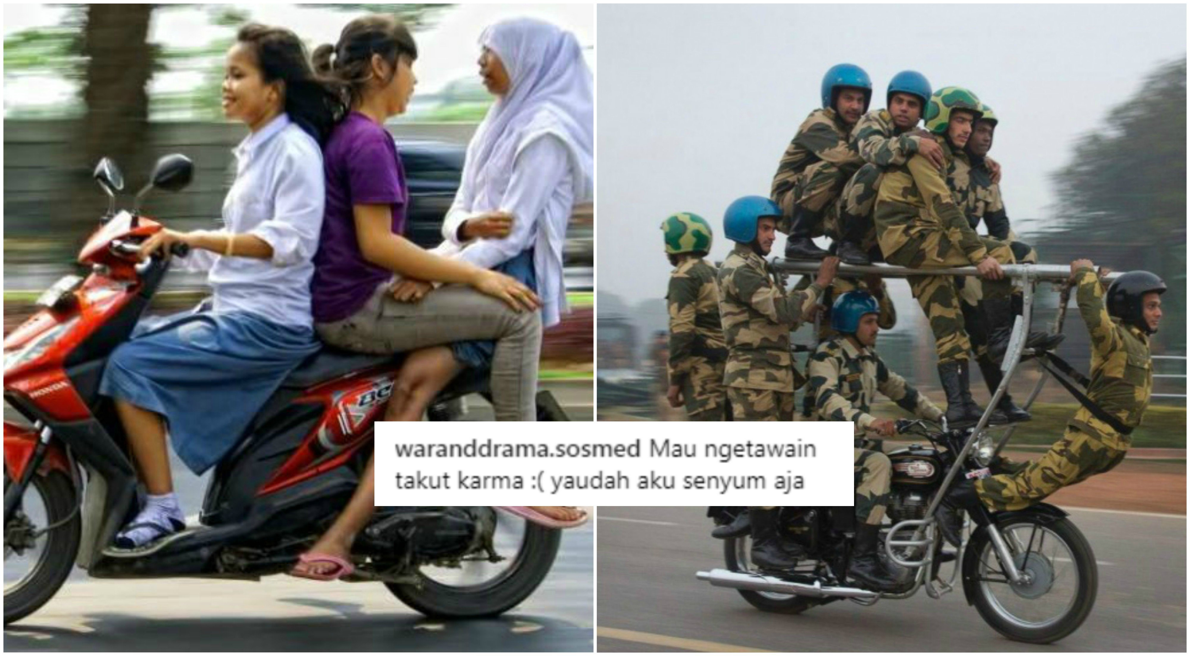 Bonceng Ramean Ternyata Nggak Cuma Ada di Sini, Bahkan di Luar Negeri Banyak yang Lebih Absurd Lho