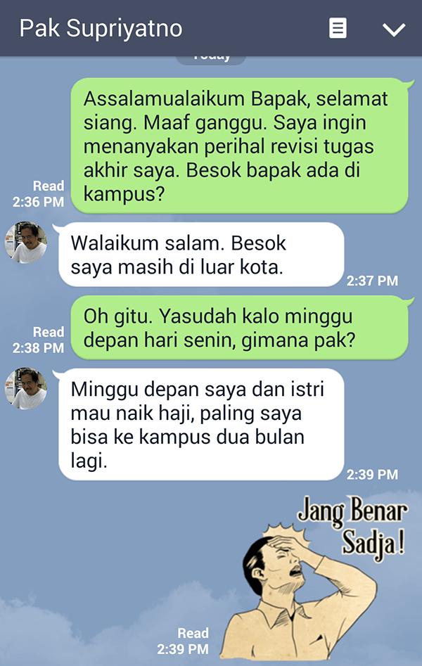 11+ Chat Mahasiswa dengan Dosen yang Nggak Kenal Aturan. Kocak sih, Tapi Masa Calon Sarjana Begini?