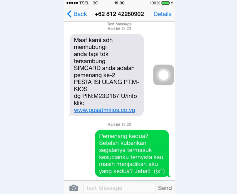 12 Cara Kocak Membalas SMS Penipuan Bodong. Hari Gini kok Masih Ada Saja, ya?