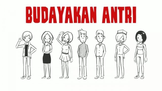 Budayakan mengantri