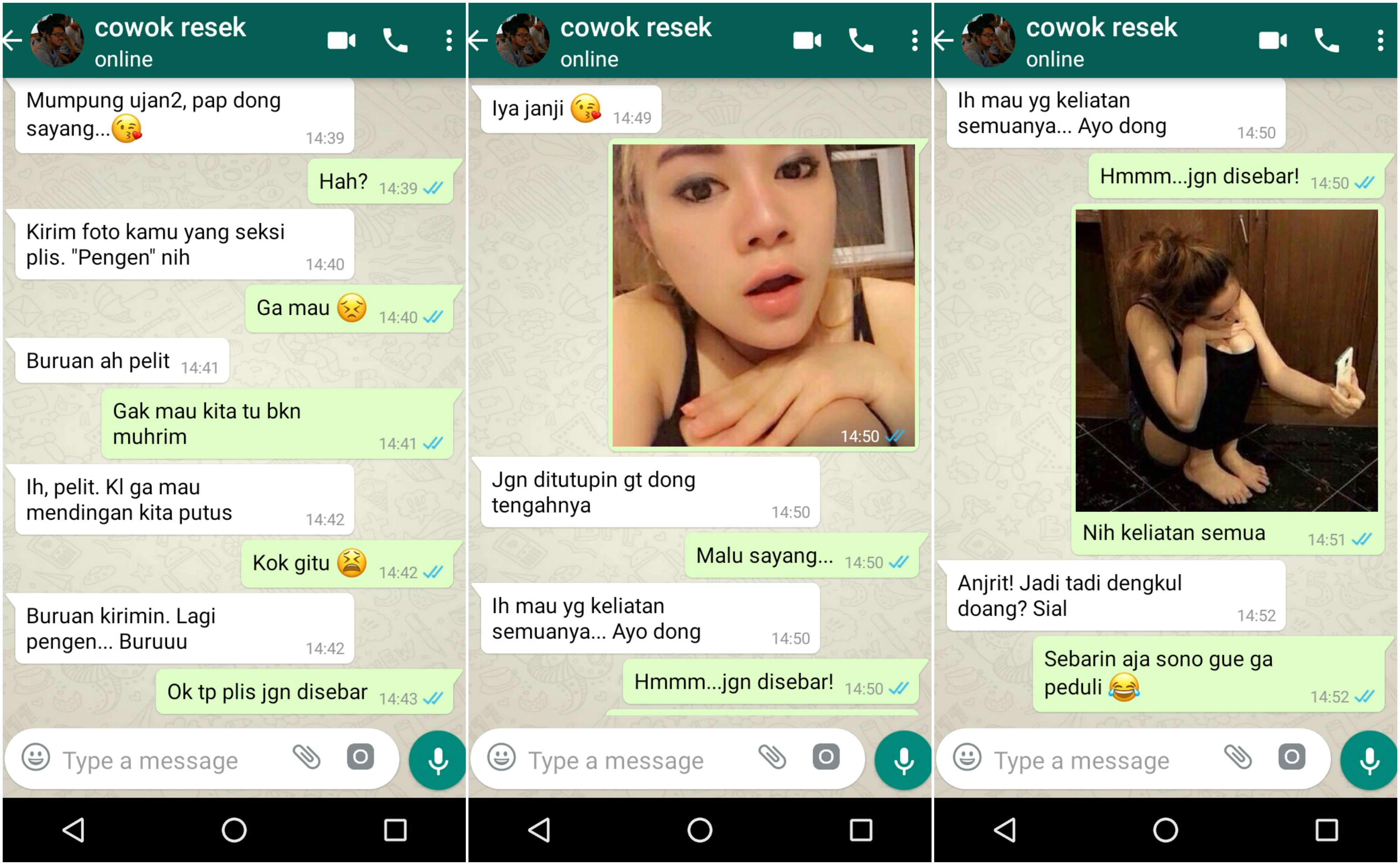 Jangan Keburu Takut Kalau Dikirimin Chat Mesum dan Sampah dari Cowok. Balas dengan 10 Cara Kocak ini!