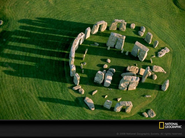 Stonehenge dari ketinggian