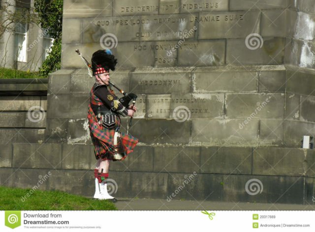 Street musician of Edinburgh