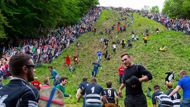 Cooper’s hills cheese rolling and wake