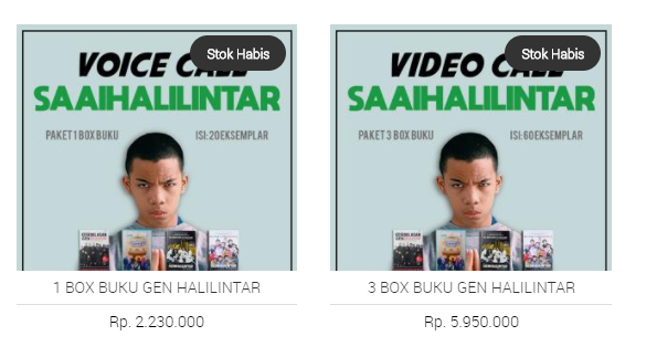 Warganet Kritik Promo Buku Keluarga Gen Halilintar yang Berikan Gratis Video Call. Salahnya di Mana sih?