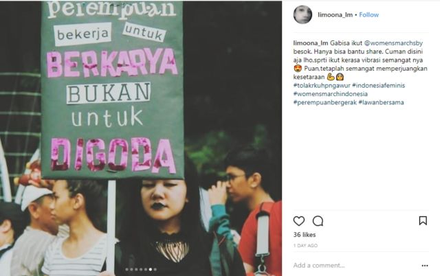 15+ Poster Paling Menohok dalam Aksi Women's March 2018. Beginilah Jeritan Hati Perempuan