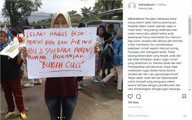 15+ Poster Paling Menohok dalam Aksi Women's March 2018. Beginilah Jeritan Hati Perempuan