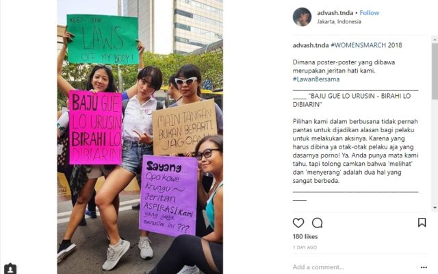 15+ Poster Paling Menohok dalam Aksi Women's March 2018. Beginilah Jeritan Hati Perempuan