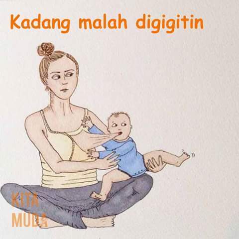 18 Ilustrasi Lucu Perjuangan Ibu Muda yang Baru Punya Momongan. Ternyata Nggak Gampang, Ya?