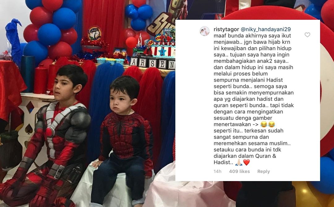 Mengingatkan Risty Tagor yang Rayakan Ulang Tahun Anaknya, Ibu-Ibu ini Malah Diserang Balik Warganet