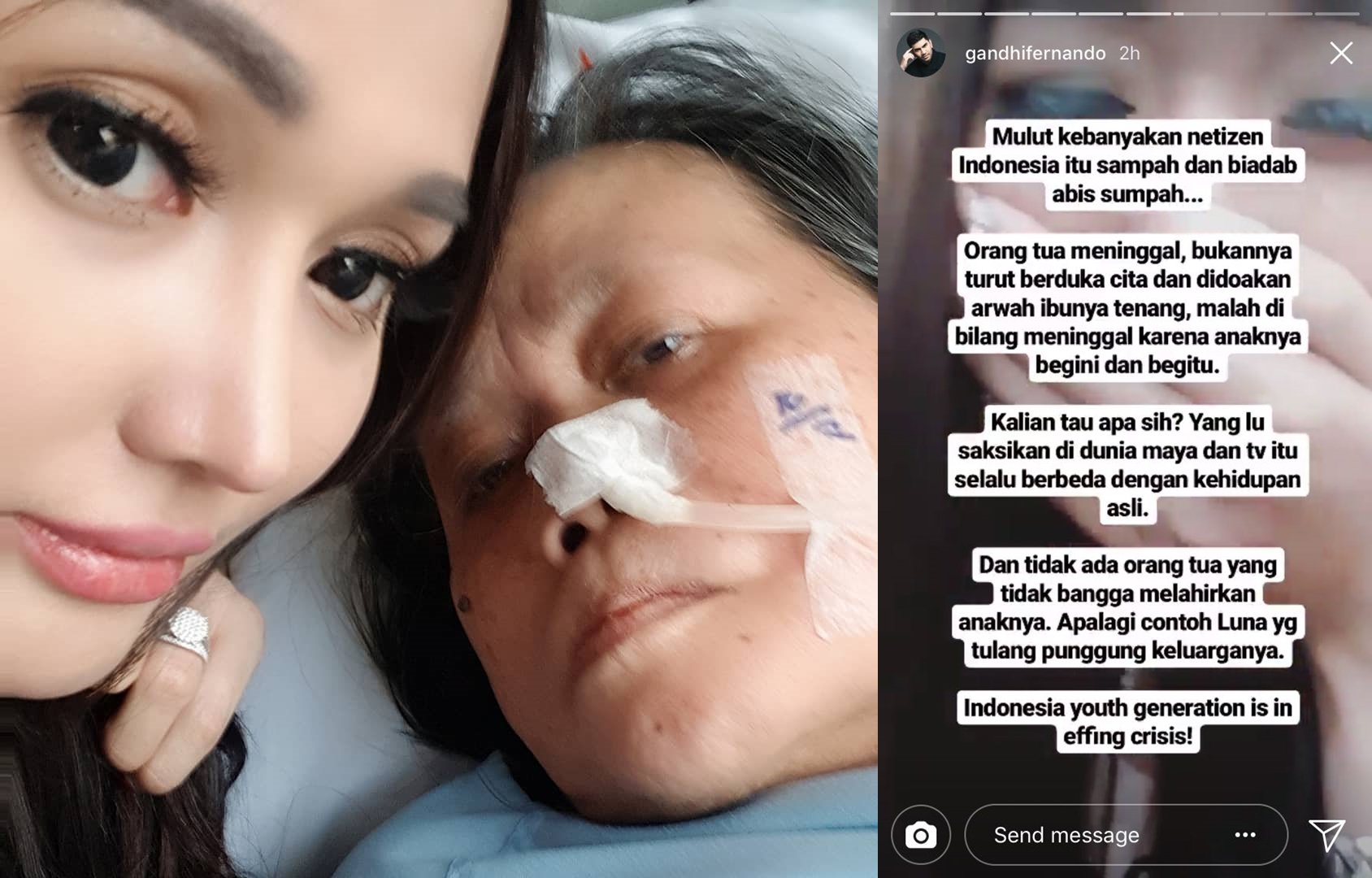 Ibu Lucinta Luna Meninggal, Warganet Tetap Sibuk Nyinyirin dan Meributkan Soal Peci atau Mukena