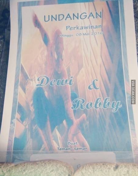 12 Kocaknya Undangan Ini Bukti Banyak yang Butuh Hiburan di Tengah Ribetnya Ngurusin Hajatan