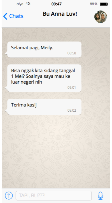 7+ Chat Dosen ini Bikin Mood Lansung Anjlok Sampe Basement. Mana yang Pernah Kamu Alami?