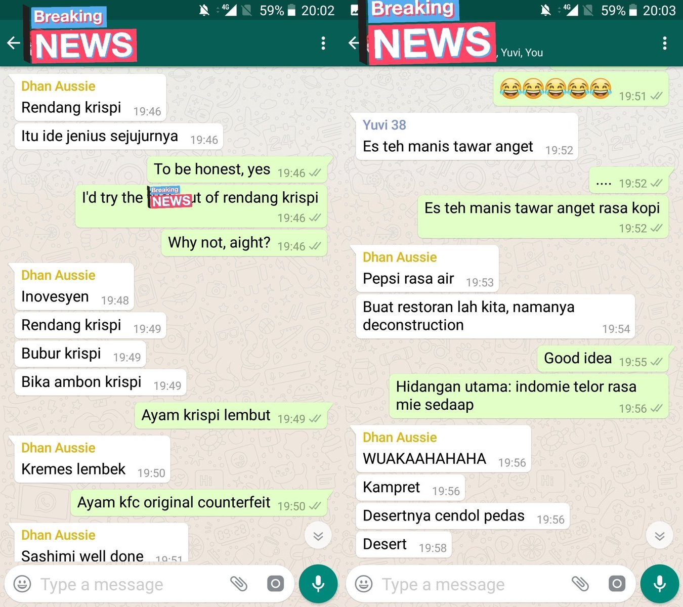 13+ Respons Warganet Ini Buktikan Kalau Kasus Rendang Ayam Krispi Sungguh Melukai Hati. Ganyang!