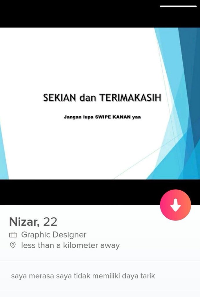 Cowok ini Niat Banget 'Menghias' Akun Tinder-nya. Kalau Ketemu, Kamu Bakal Swipe Kanan atau Kiri nih?