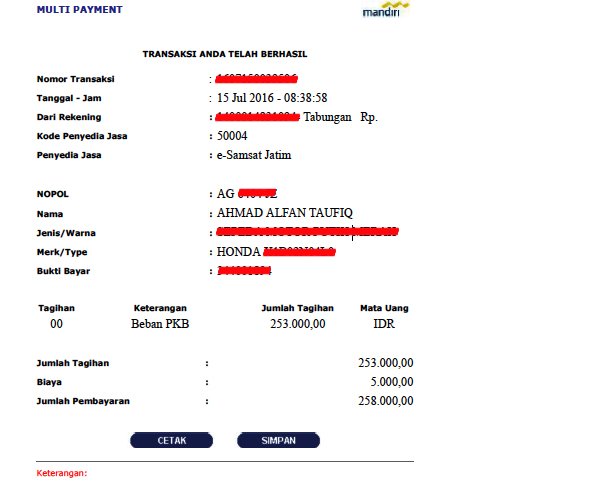 Cara Perpanjang STNK Online