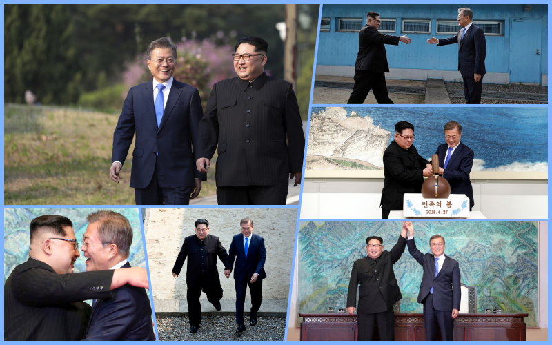 10 Hal yang Terjadi dalam Pertemuan Pemimpin Korea Utara & Korea Selatan. Penuh Bromance!