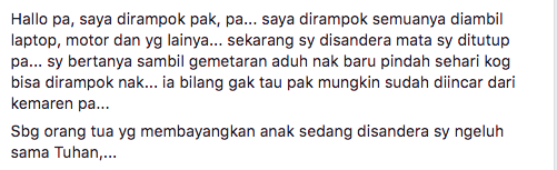 Katanya Anaknya Disandera dan Butuh Tebusan, eh ternyata Bohongan, Yuk Waspada Penipuan Modus Begini