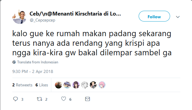 13+ Respons Warganet Ini Buktikan Kalau Kasus Rendang Ayam Krispi Sungguh Melukai Hati. Ganyang!