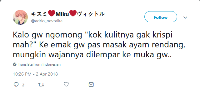 13+ Respons Warganet Ini Buktikan Kalau Kasus Rendang Ayam Krispi Sungguh Melukai Hati. Ganyang!