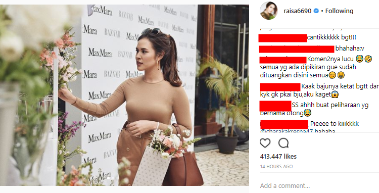 Padahal Biasa Saja, Foto Raisa Ini Banyak Mendapat Komentar Negatif dari Netizen. Kasihan, Mbak Yaya :(