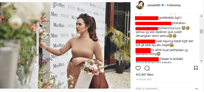 Padahal Biasa Saja, Foto Raisa Ini Banyak Mendapat Komentar Negatif dari Netizen. Kasihan, Mbak Yaya :(