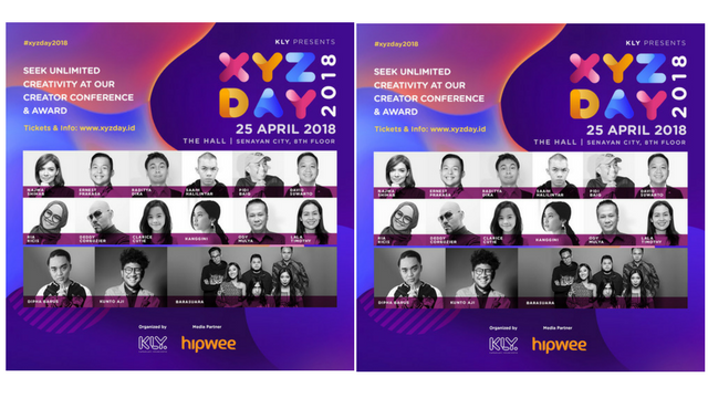 Temukan Kreativitas Tanpa Batas Dalam XYZ Day 2018; Konferensi dan Malam Penghargaan Lintas Generasi