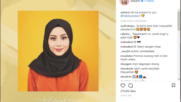 Menebak Alasan Awkarin Berjualan Hijab Sekaligus Jadi Modelnya. Bisnis Saja atau Keinginan Tulus, Ya?