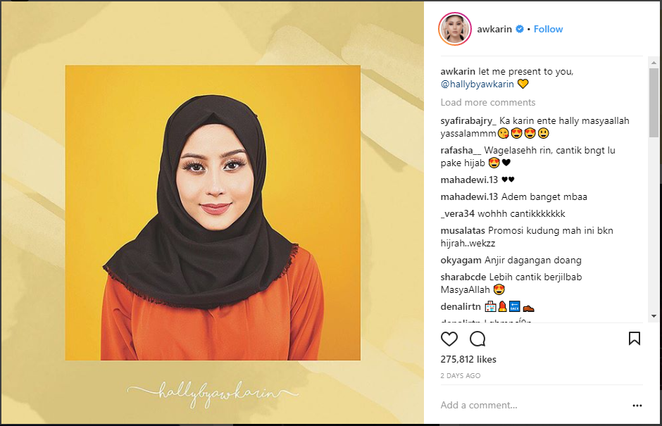 Menebak Alasan Awkarin Berjualan Hijab Sekaligus Jadi Modelnya. Bisnis Saja atau Keinginan Tulus, Ya?