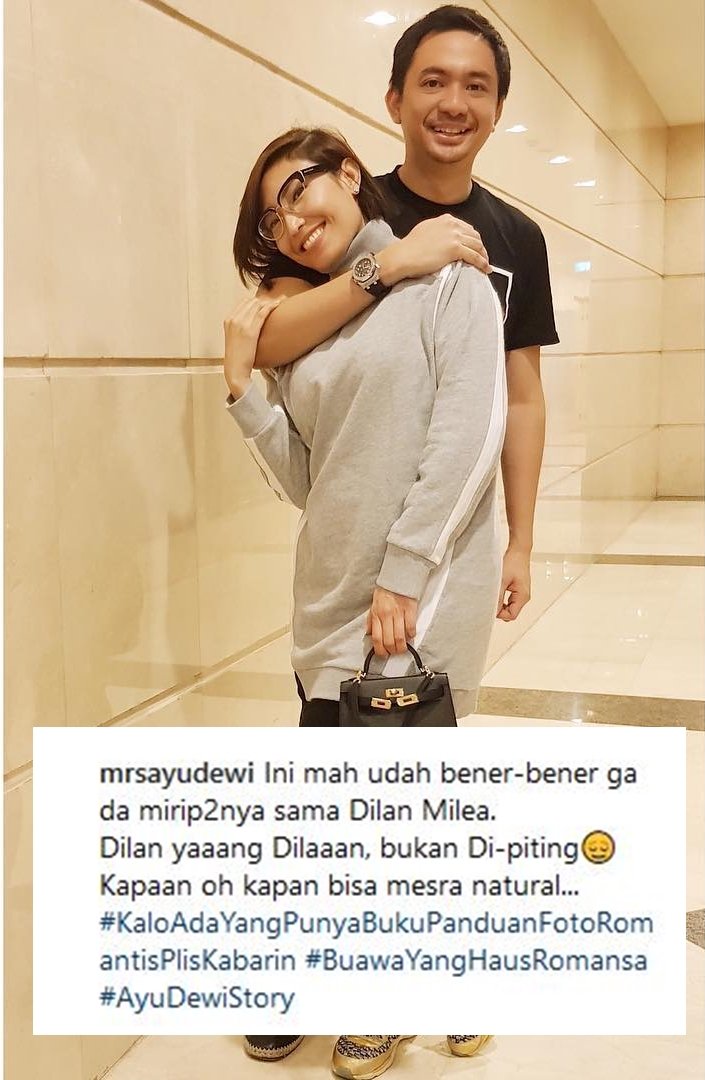 13 Caption Kocak Ayu Dewi Bareng Suami, Meski Sudah Nikah Mesranya Tetap Kayak Zaman Pacaran. Tiru, Ah!