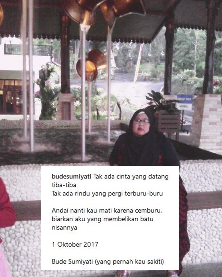 16 Caption IG Bude Sumiyati yang Guyonannya Ala Emak-Emak. Meski Kocak, Banyak Benarnya Juga