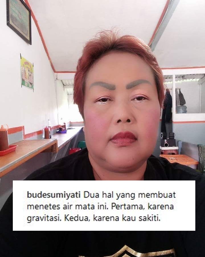 16 Caption IG Bude Sumiyati yang Guyonannya Ala Emak-Emak. Meski Kocak, Banyak Benarnya Juga