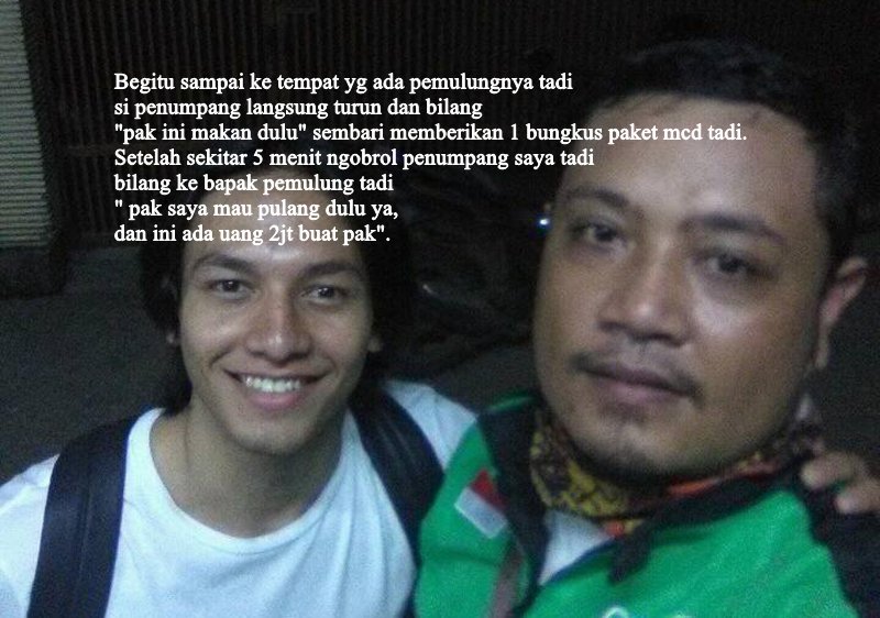 Beliin Makan dan Kasih Uang buat Pemulung, Abang Ojol Nggak Tahu Penumpangnya itu Ialah Jefri Nichol