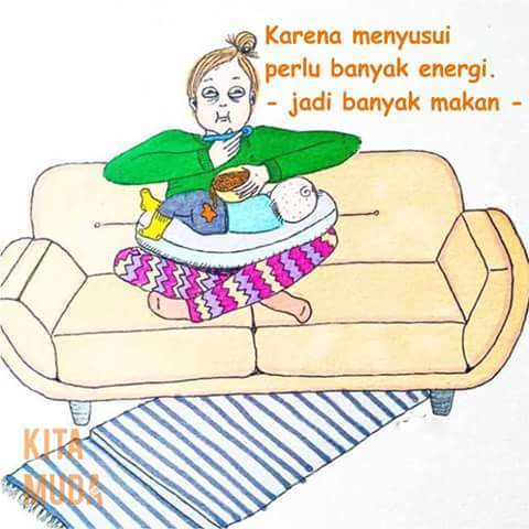 18 Ilustrasi Lucu Perjuangan Ibu Muda yang Baru Punya Momongan. Ternyata Nggak Gampang, Ya?