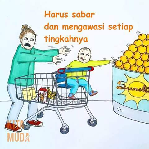 18 Ilustrasi Lucu Perjuangan Ibu Muda yang Baru Punya Momongan. Ternyata Nggak Gampang, Ya?