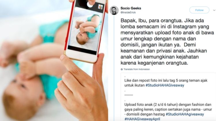 Kontroversi Soal Lomba Foto Anak di Instagram. Ini 4 Fakta yang Harus Kamu Tahu, Biar Waspada!