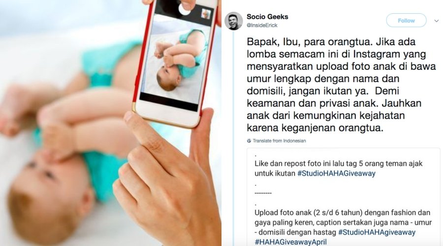 Kontroversi Soal Lomba Foto Anak di Instagram. Ini 4 Fakta yang Harus Kamu Tahu, Biar Waspada!