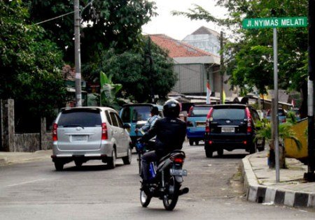 Jalan Nyimas Melati di Tangerang